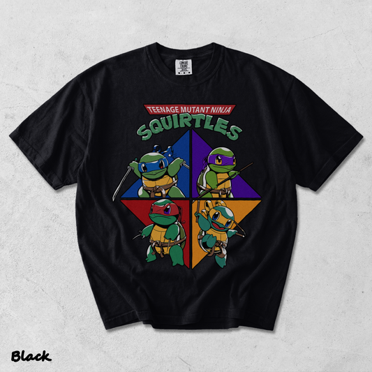 Teenage Mutant Ninja Squirtles - Black mockup