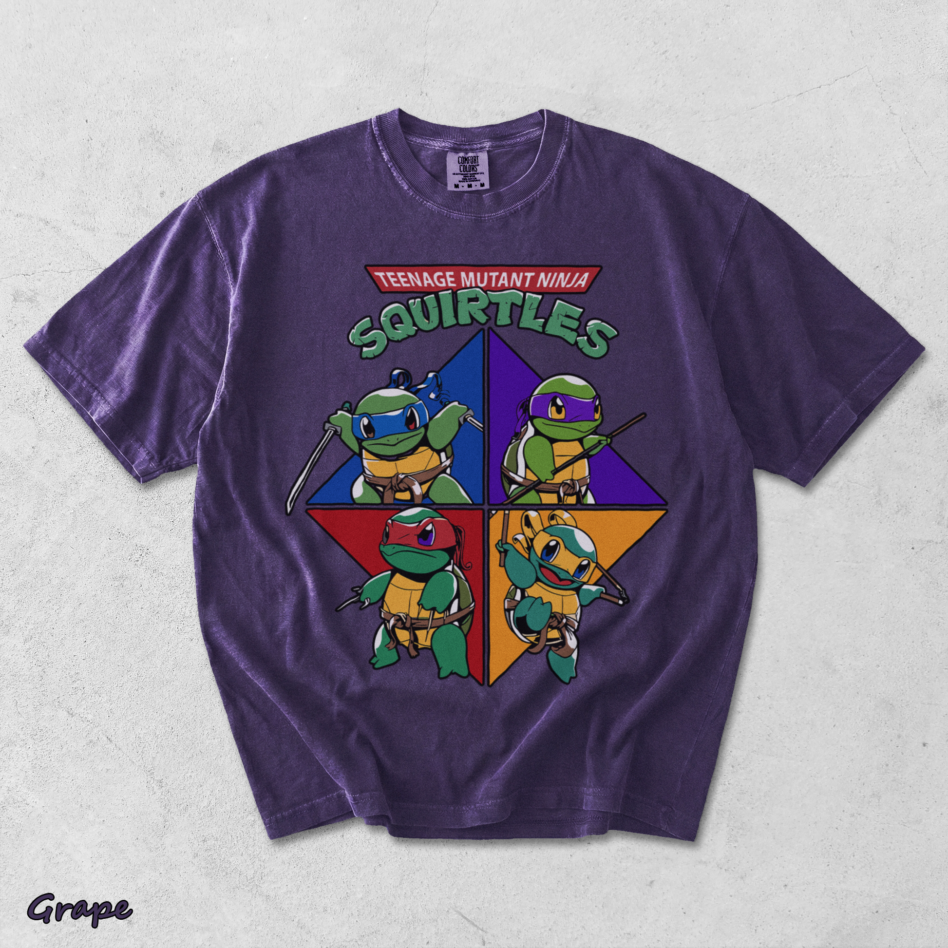 Teenage Mutant Ninja Squirtles - Grape mockup