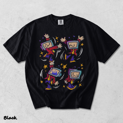 Tenna Deltarune Back - Black mockup