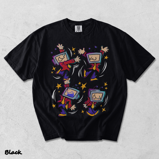 Tenna Deltarune Back - Black mockup