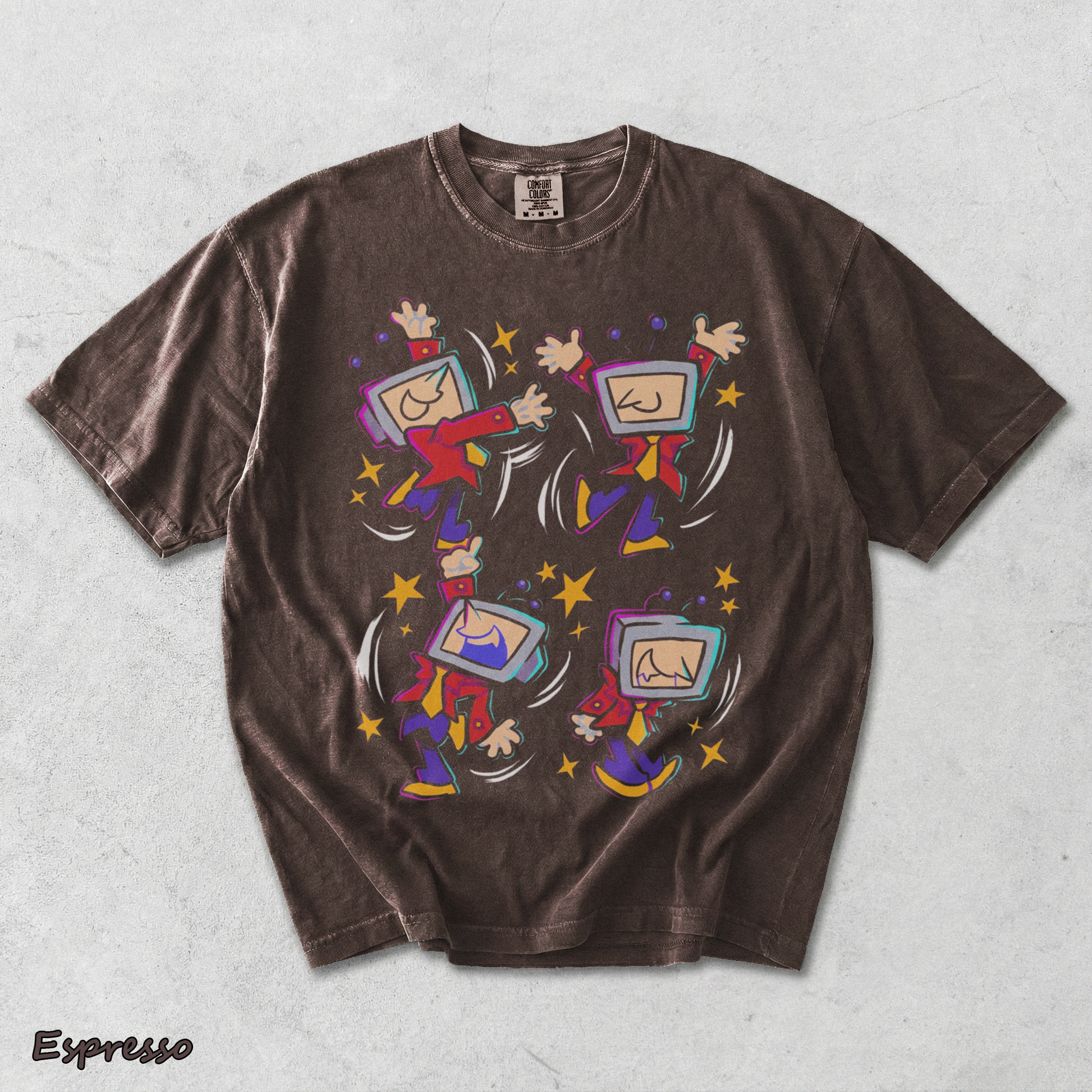 Tenna Deltarune Back - Espresso mockup