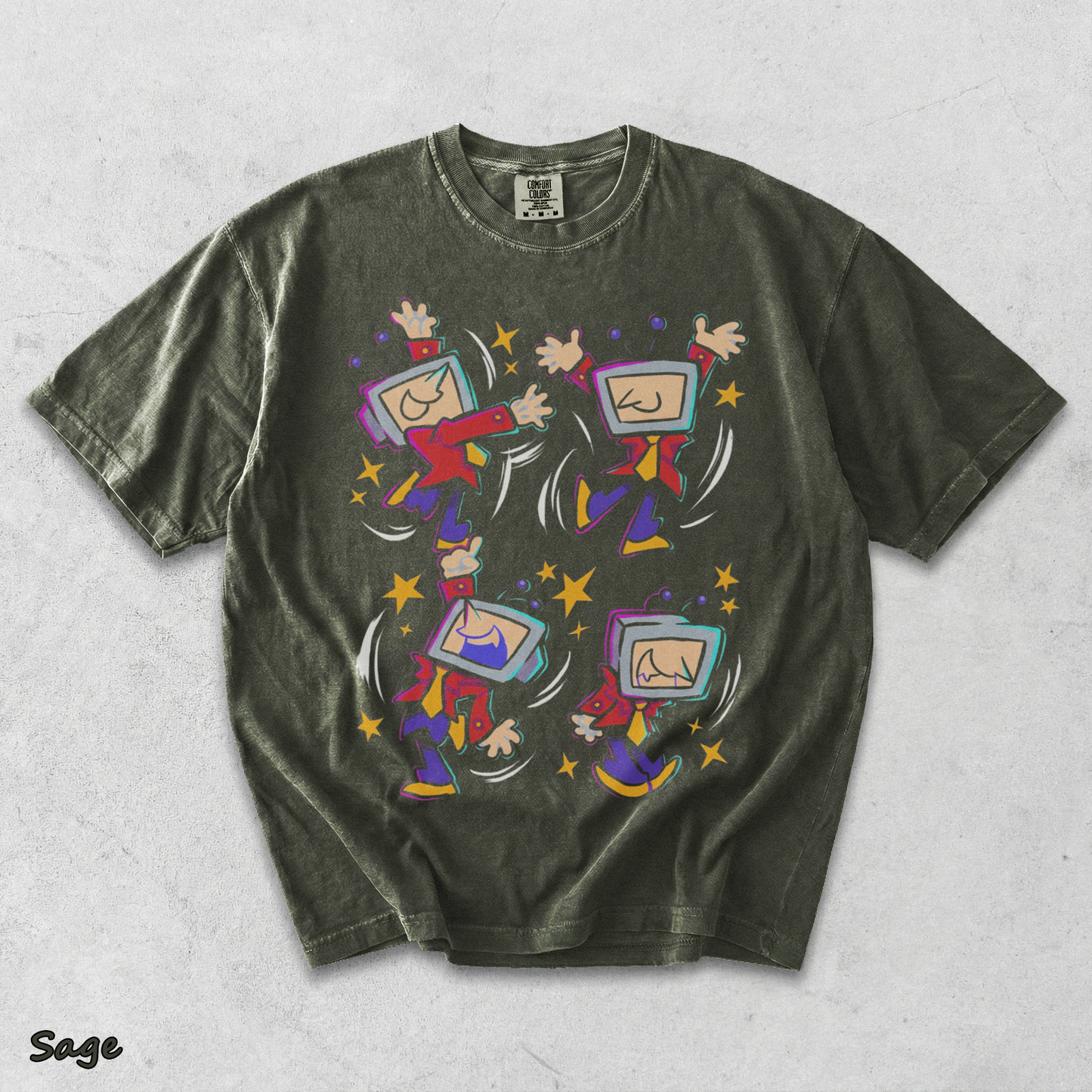 Tenna Deltarune Back - Sage mockup