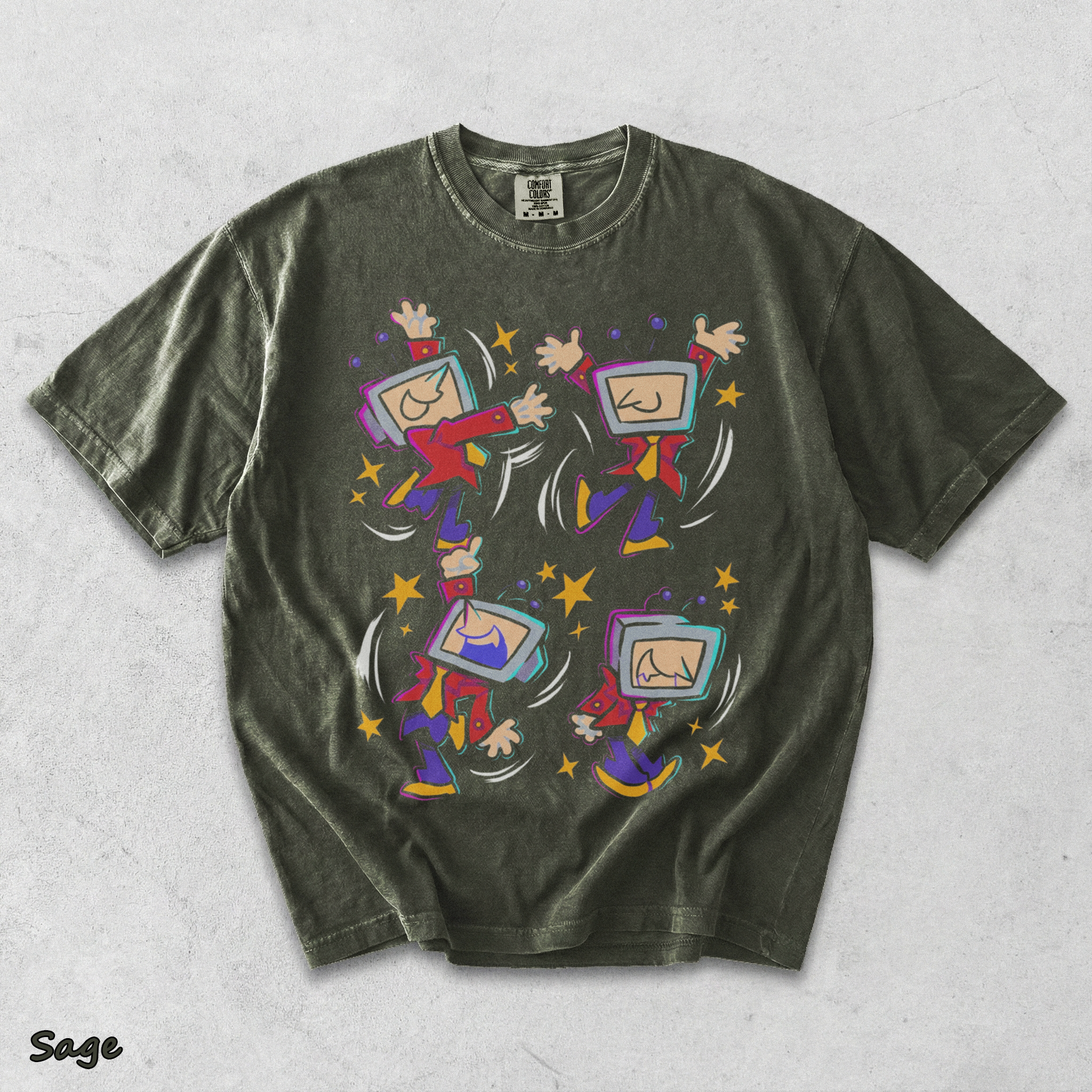 Tenna Deltarune Back - Sage mockup
