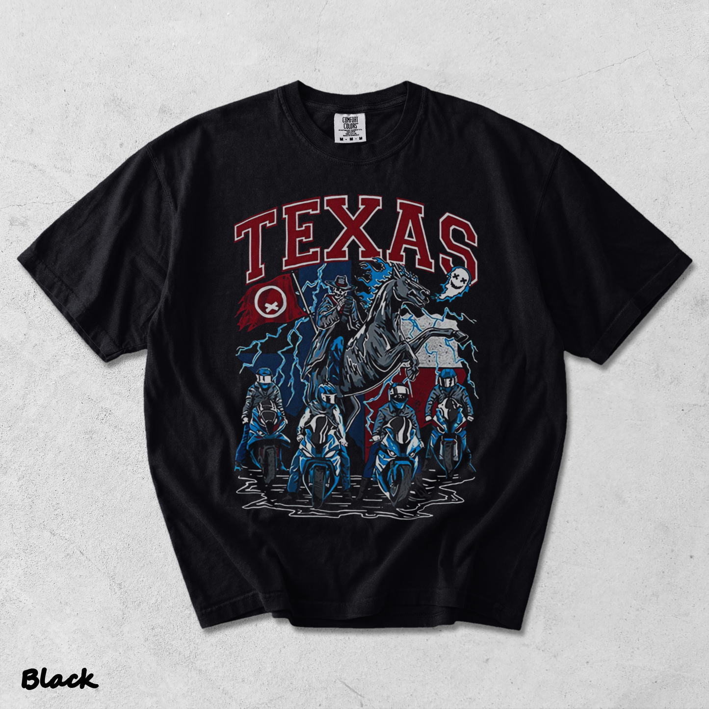 Texas Quiet - Black mockup