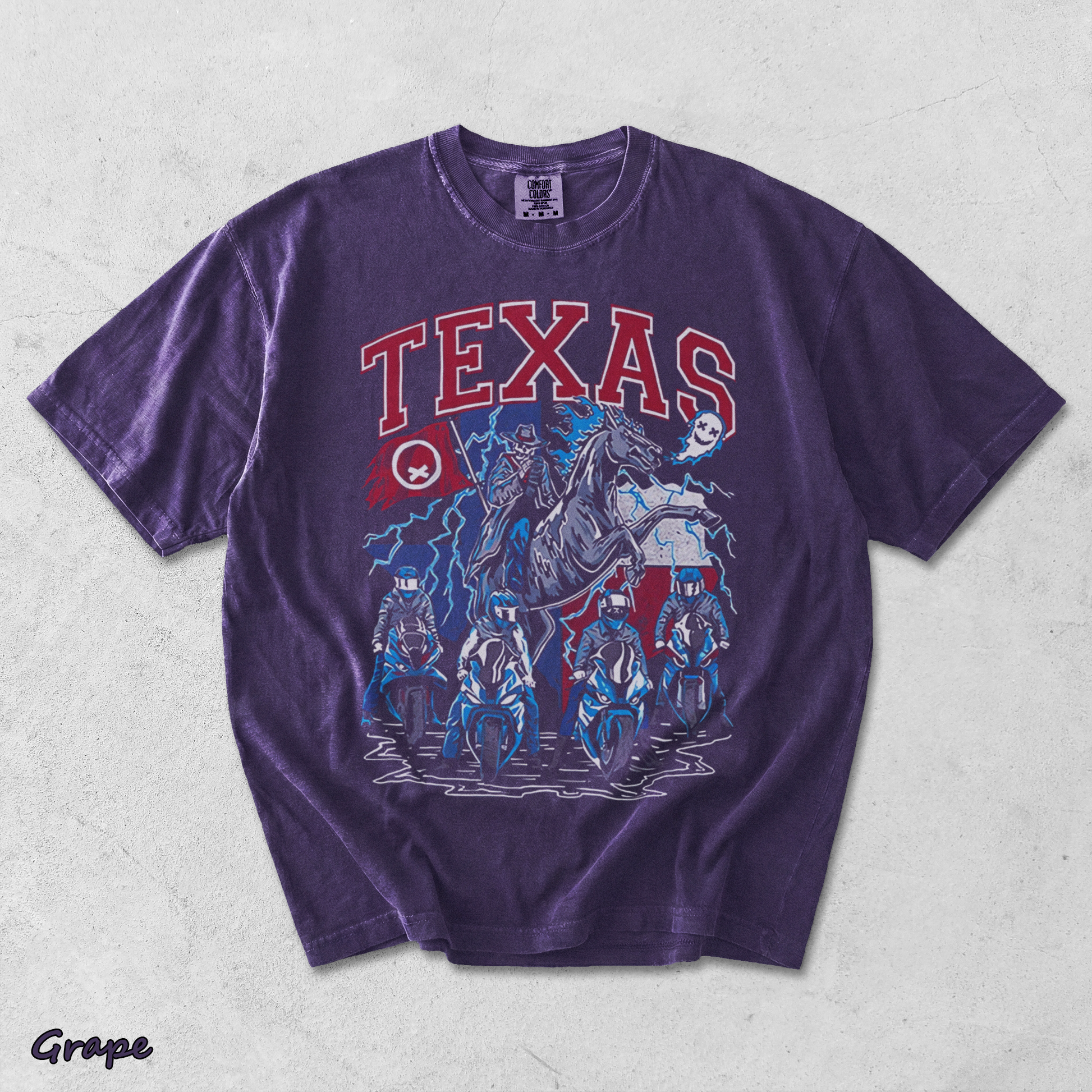 Texas Quiet - Grape mockup