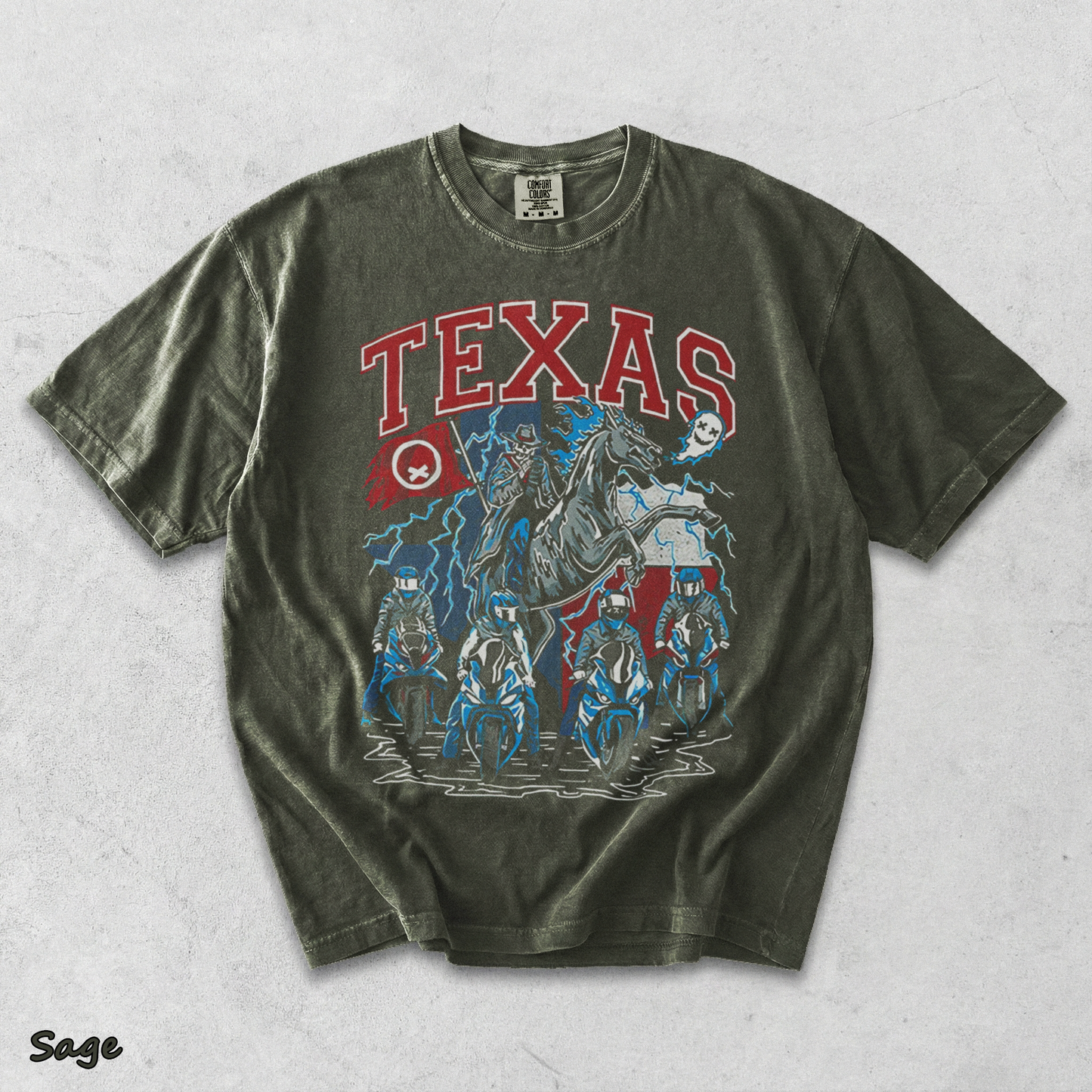 Texas Quiet - Sage mockup