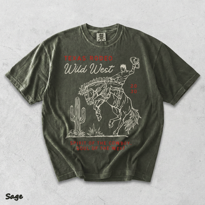 Texas Rodeo Wild West - Sage mockup