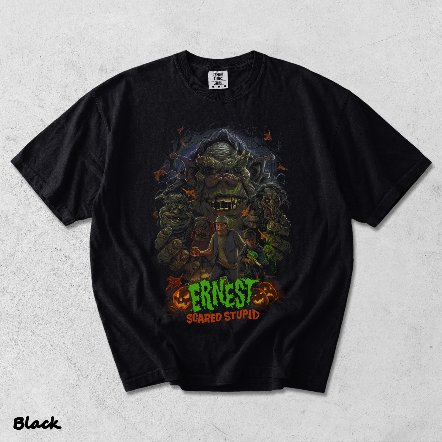 The Horrors of Halloween - Black mockup