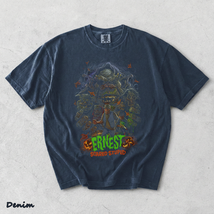 The Horrors of Halloween - Denim mockup