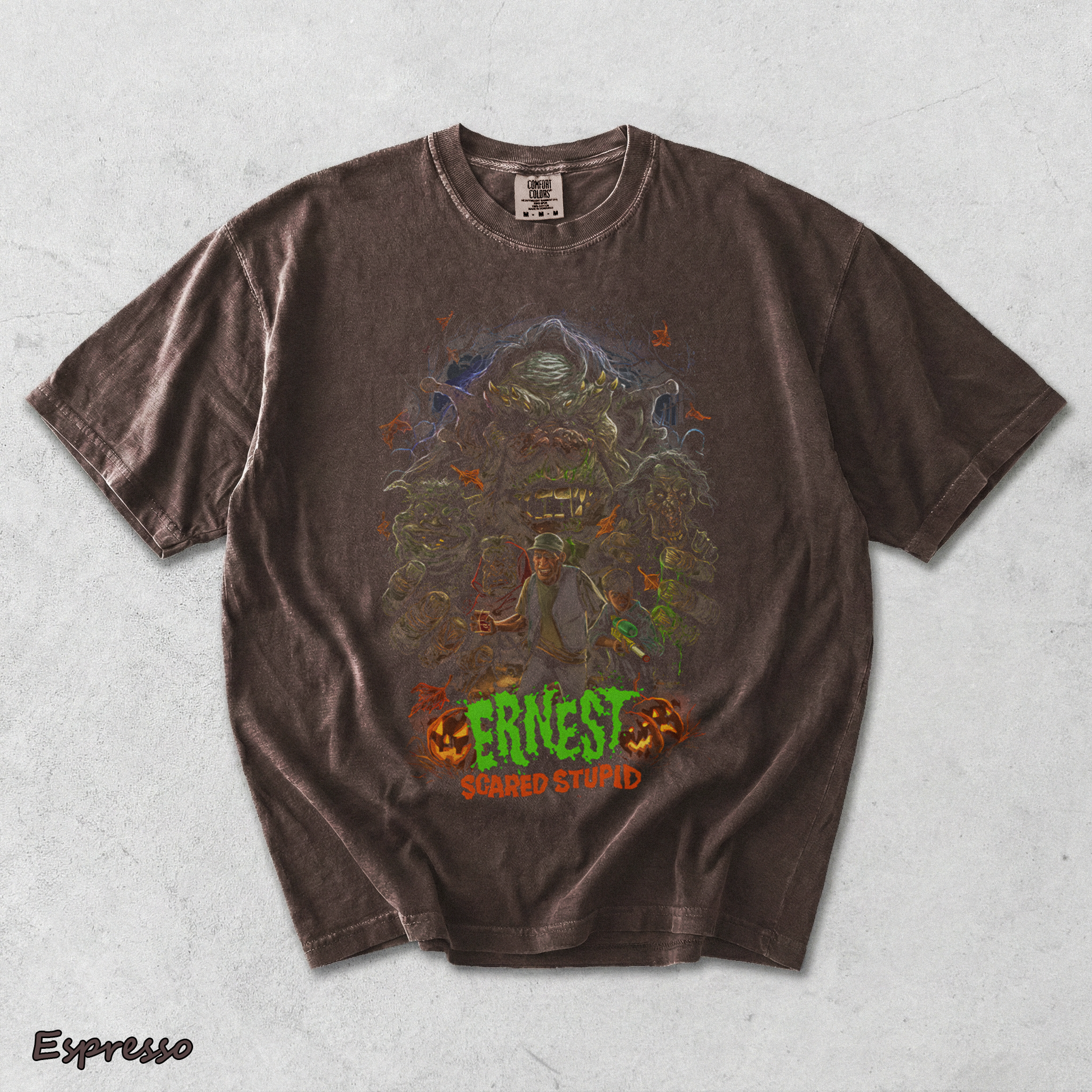 The Horrors of Halloween - Espresso mockup