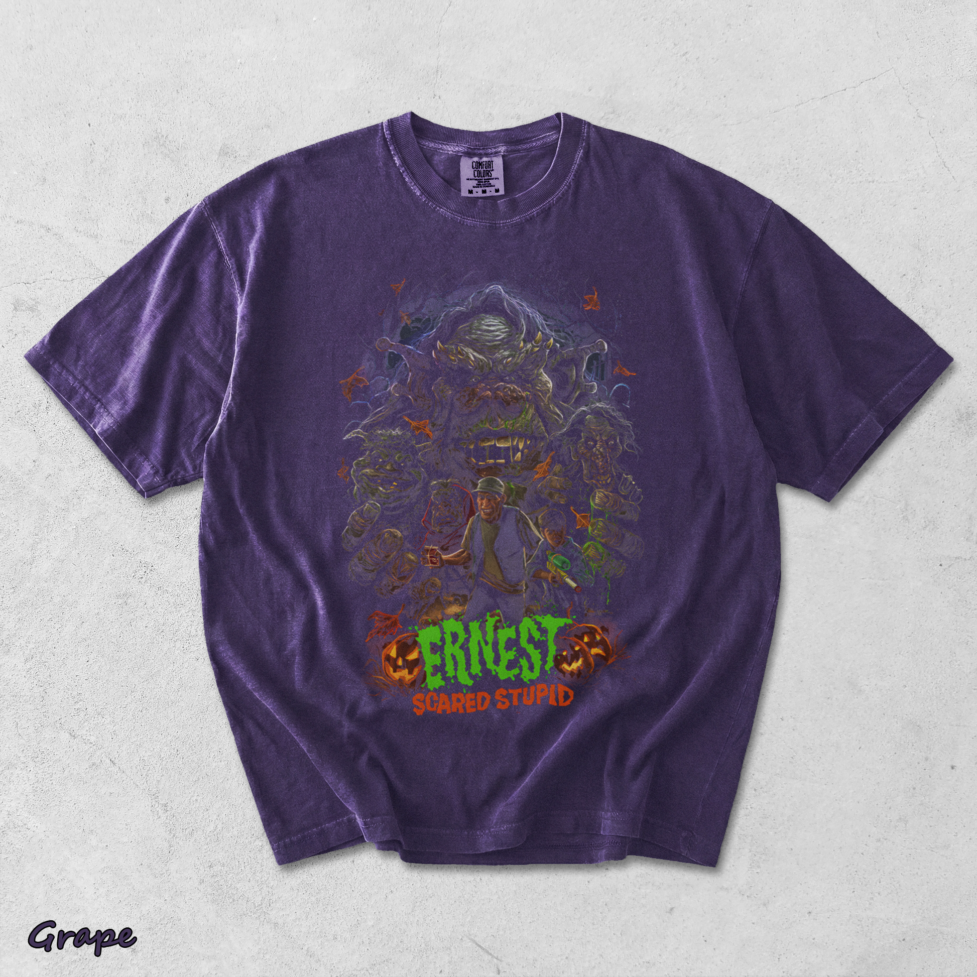The Horrors of Halloween - Grape mockup