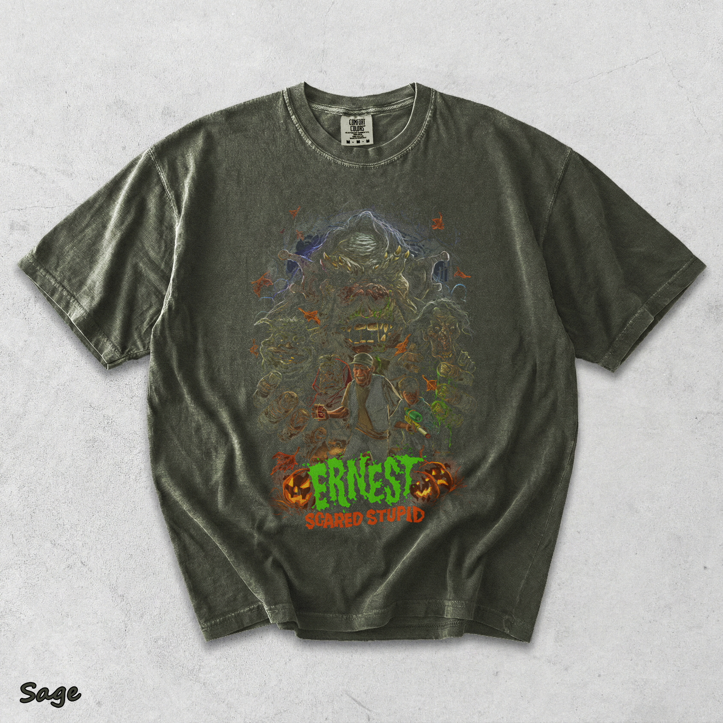 The Horrors of Halloween - Sage mockup