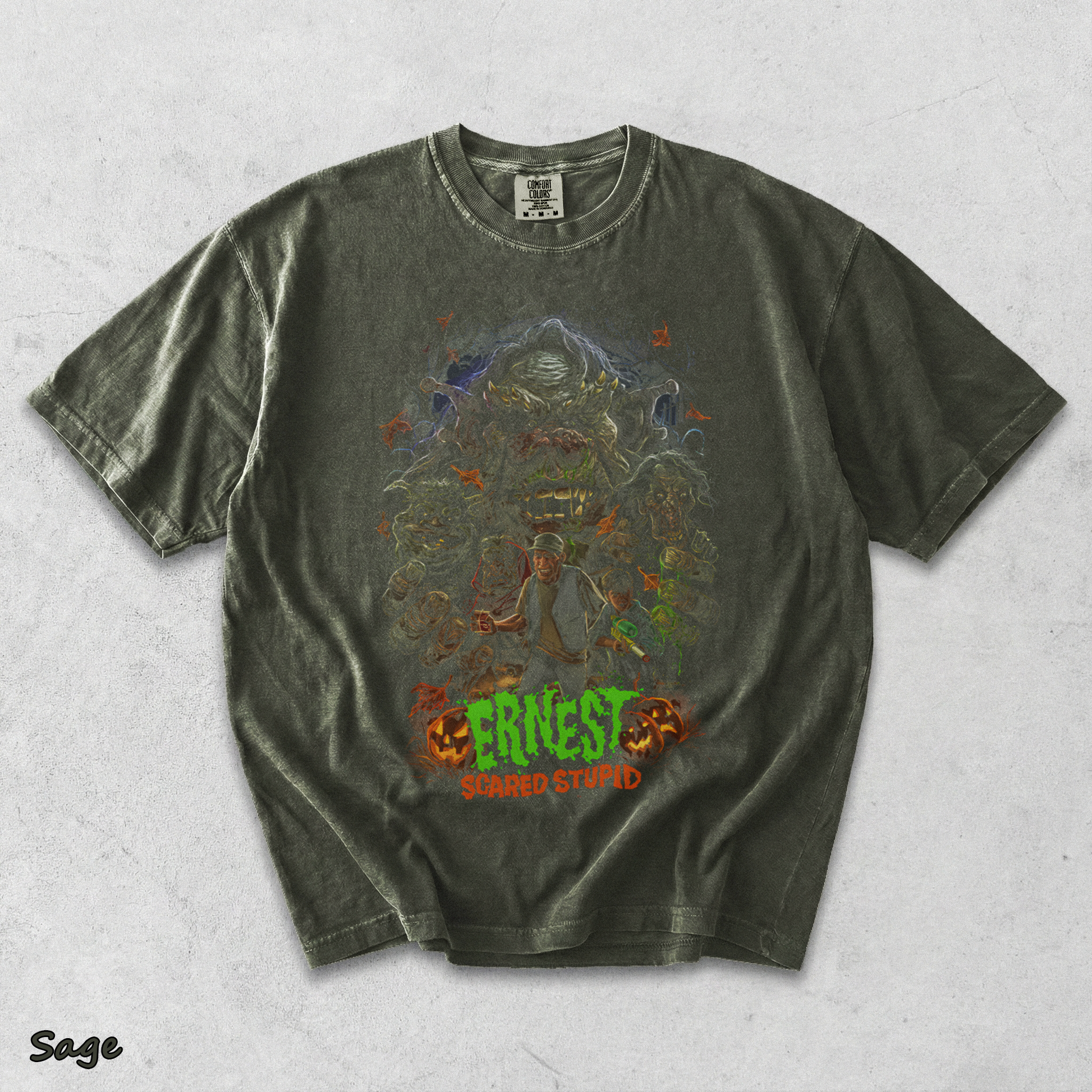 The Horrors of Halloween - Sage mockup