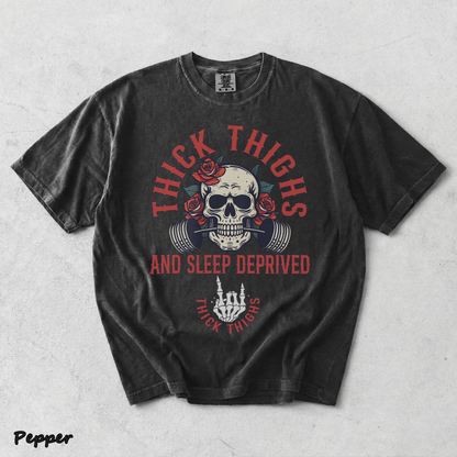Thick Thighs And Sleep Deprived - Pepper mockup