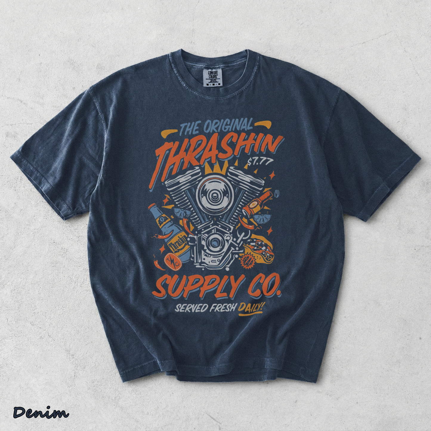 Thrashin Supply The Original  2 - Denim mockup