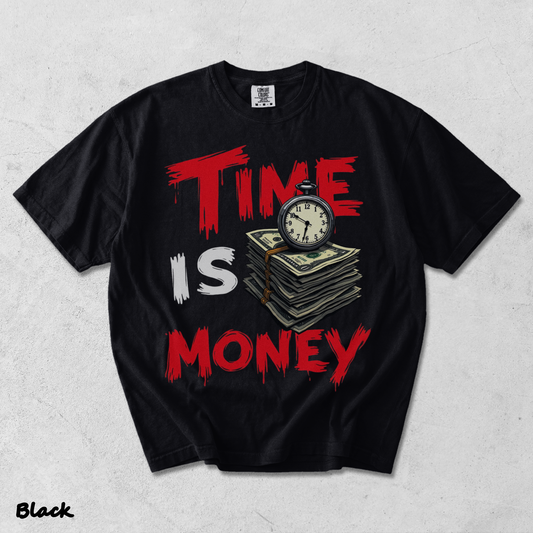 Time is Money - Black mockup