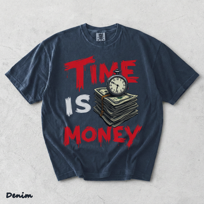 Time is Money - Denim mockup
