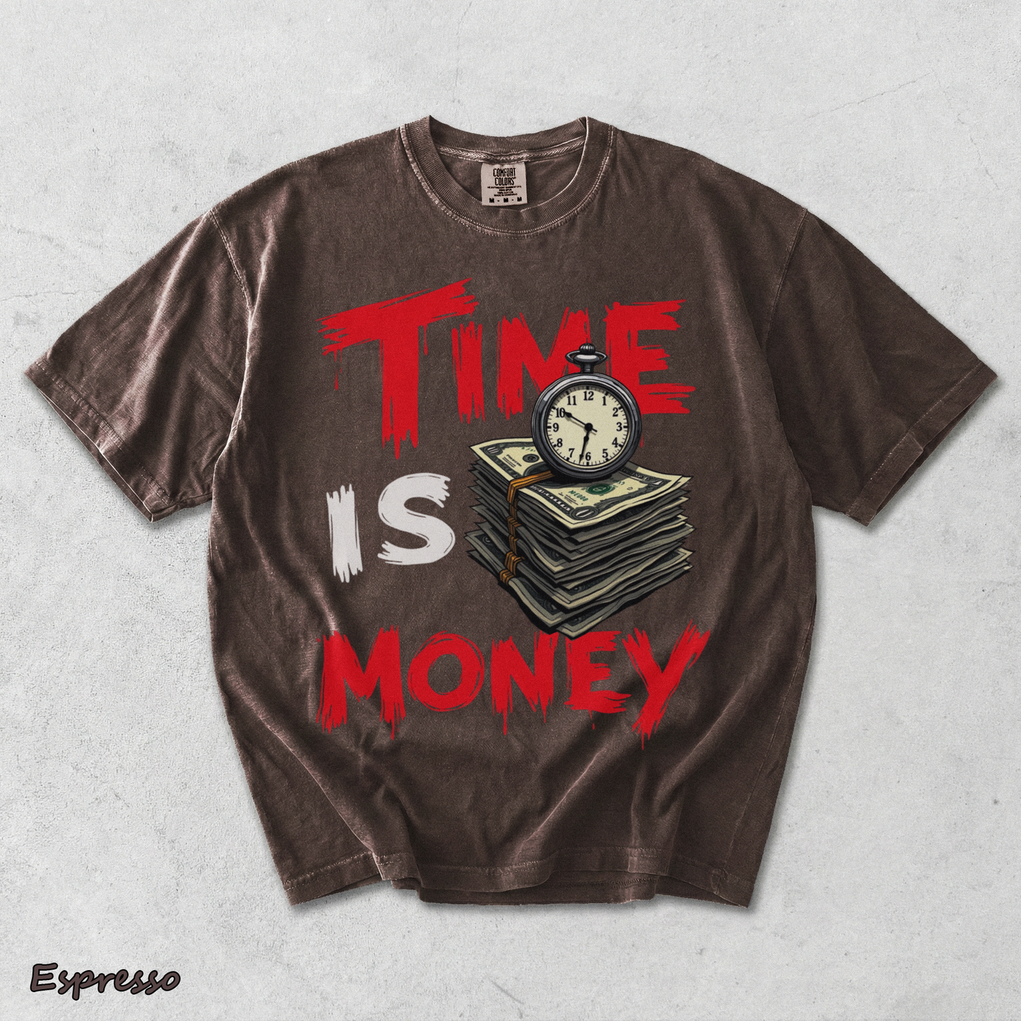 Time is Money - Espresso mockup