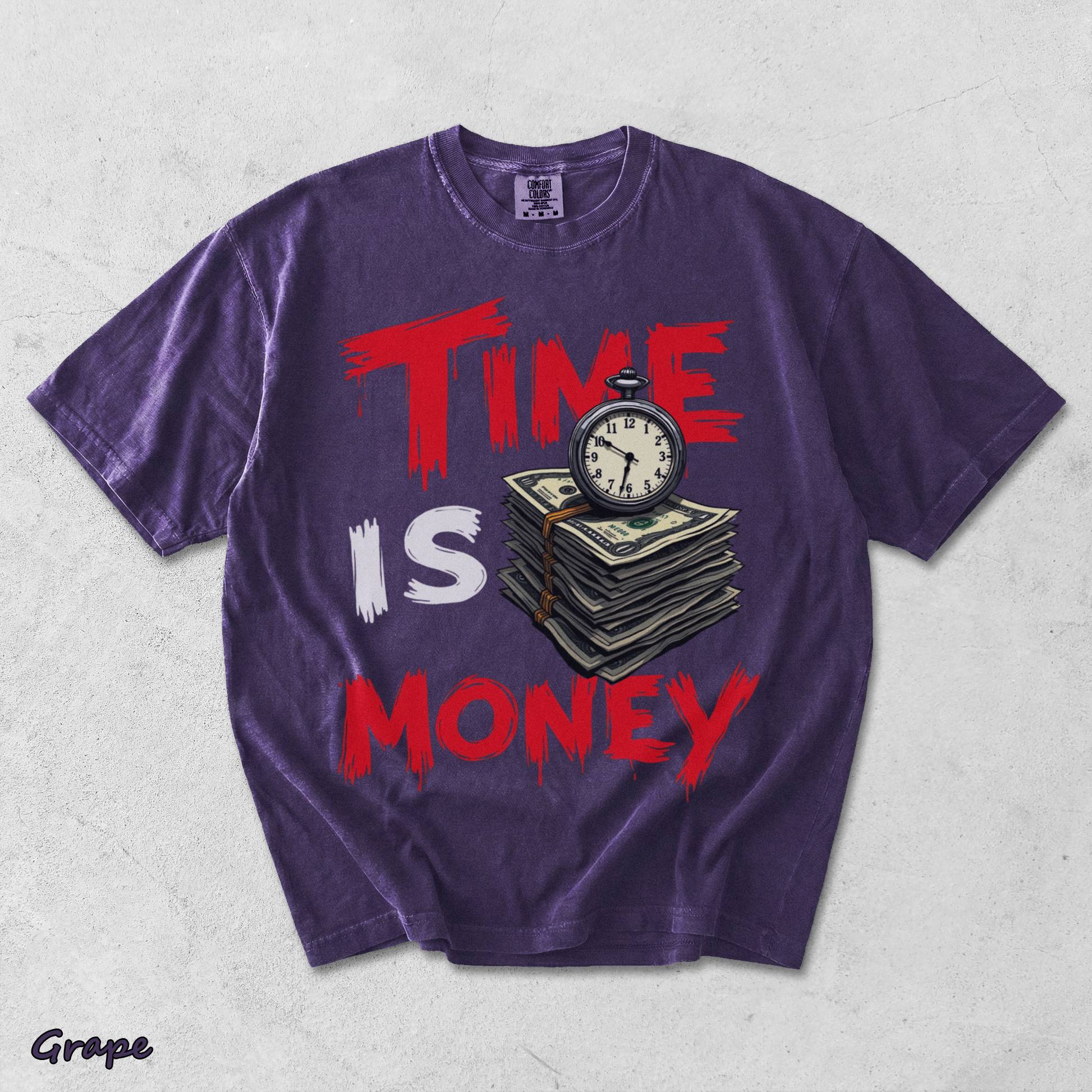 Time is Money - Grape mockup