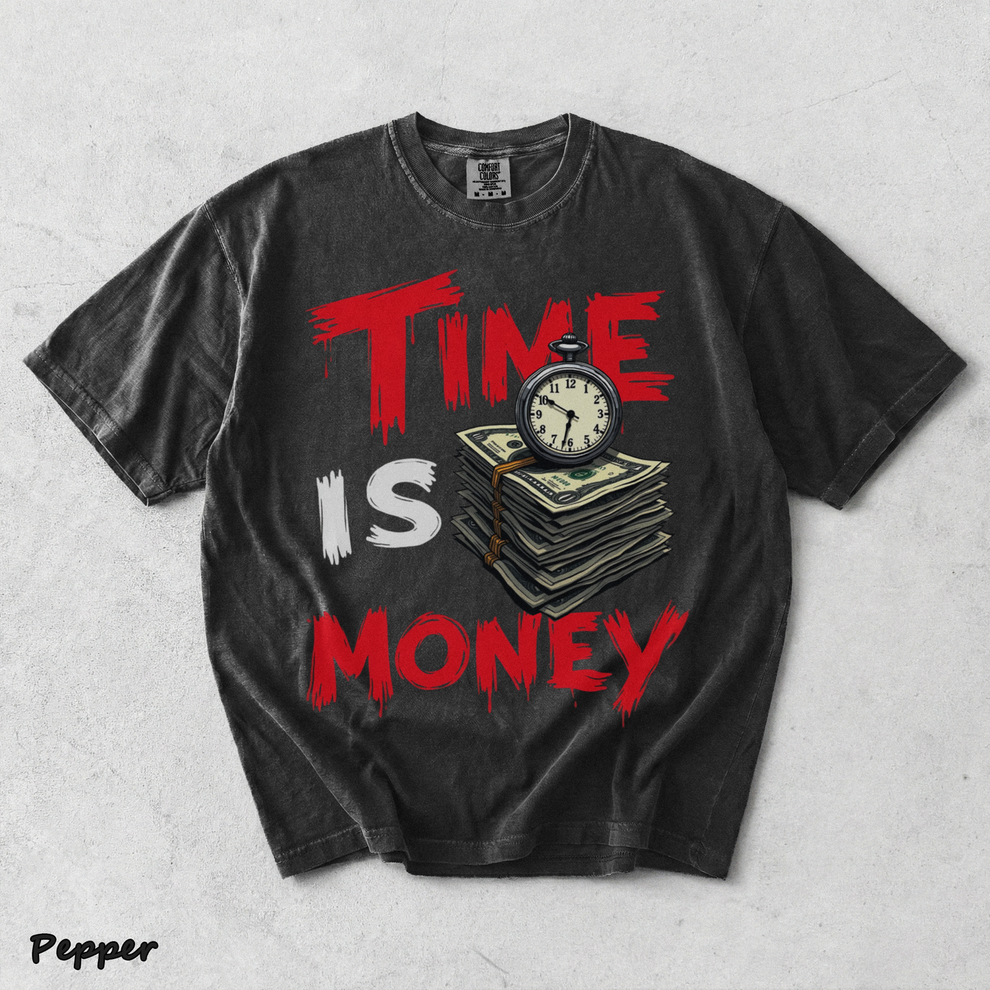 Time is Money - Pepper mockup