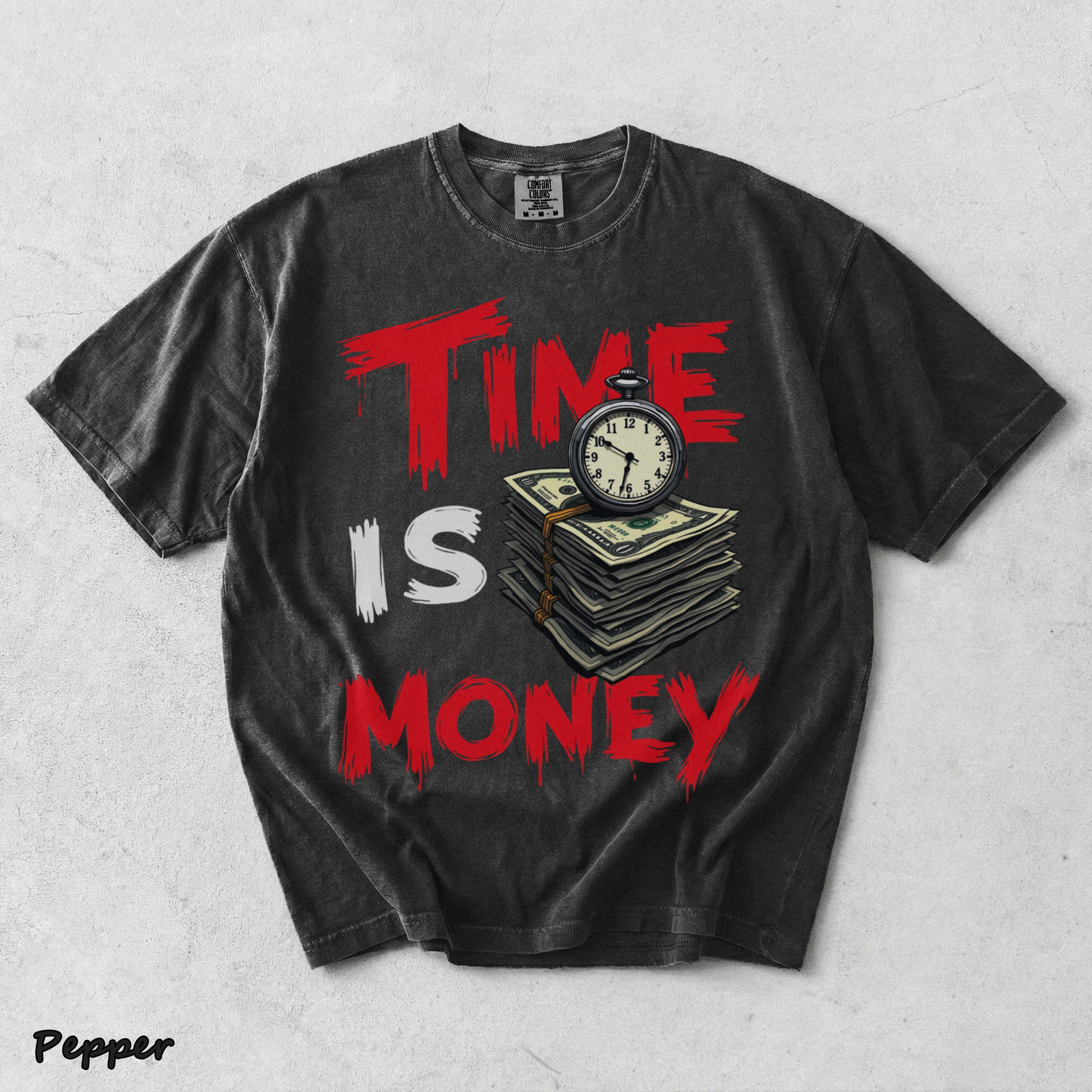 Time is Money - Pepper mockup