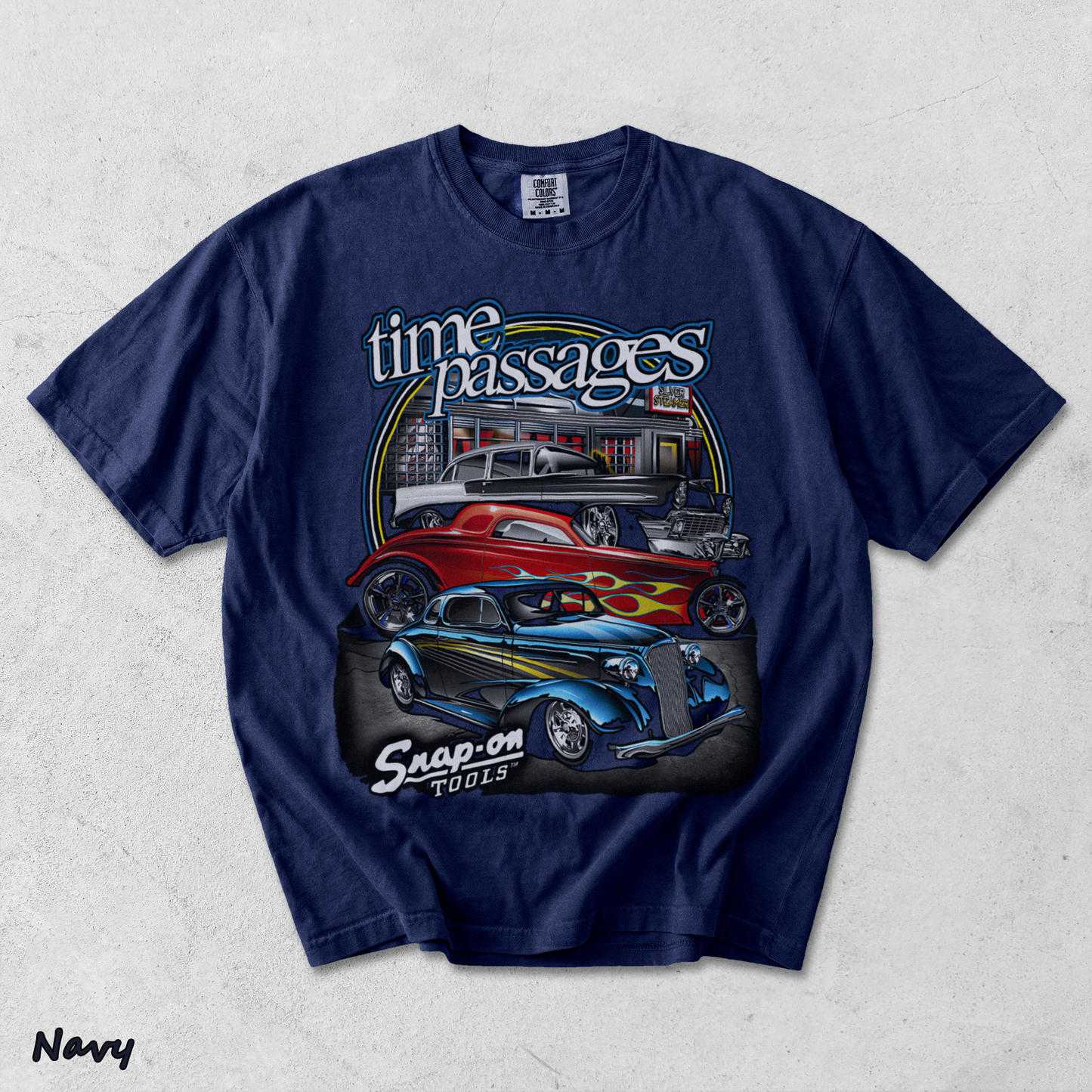 Time Passages - True Navy mockup