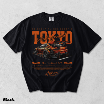 Tokyo underground - Black mockup