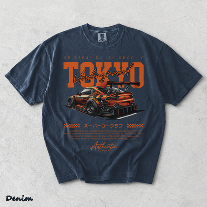 Tokyo underground - Denim mockup