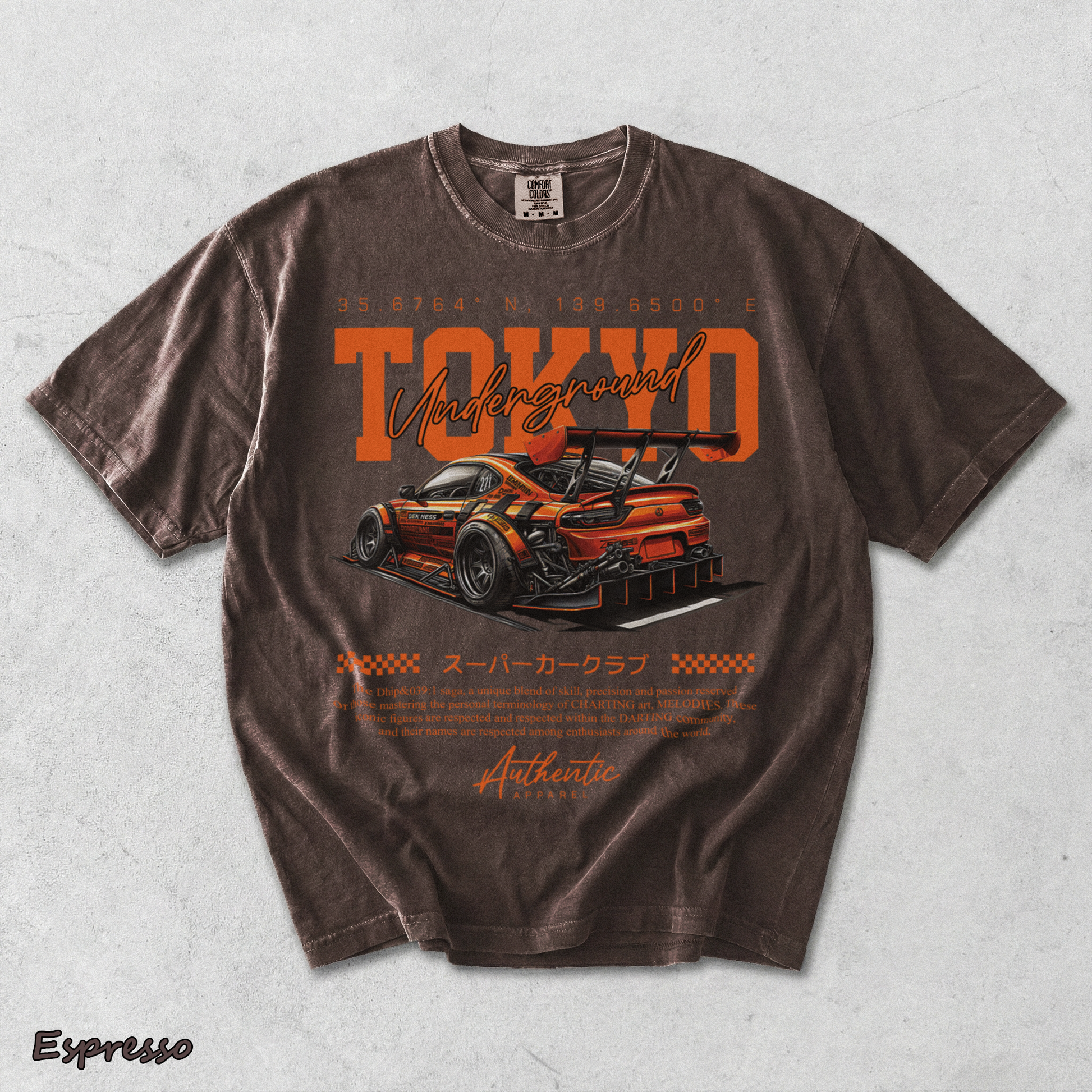 Tokyo underground - Espresso mockup