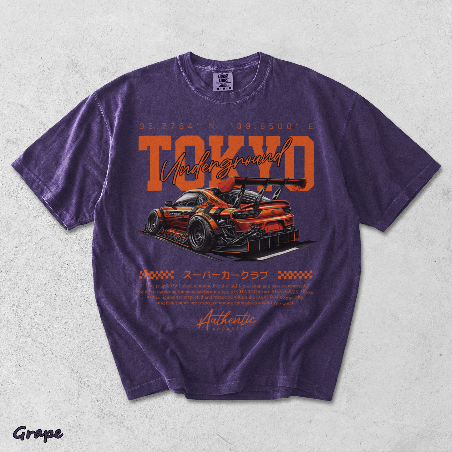 Tokyo underground - Grape mockup