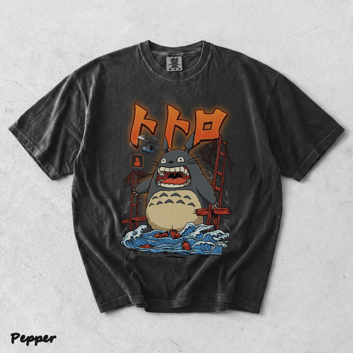 Totoro Kaiju Anime - Pepper mockup