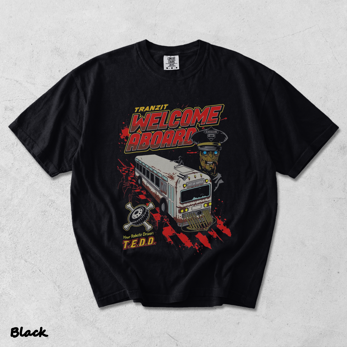 Tranzit BO2 Game Oversize - Black mockup