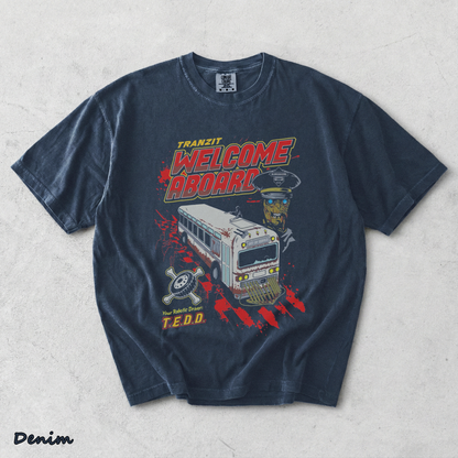 Tranzit BO2 Game Oversize - Denim mockup