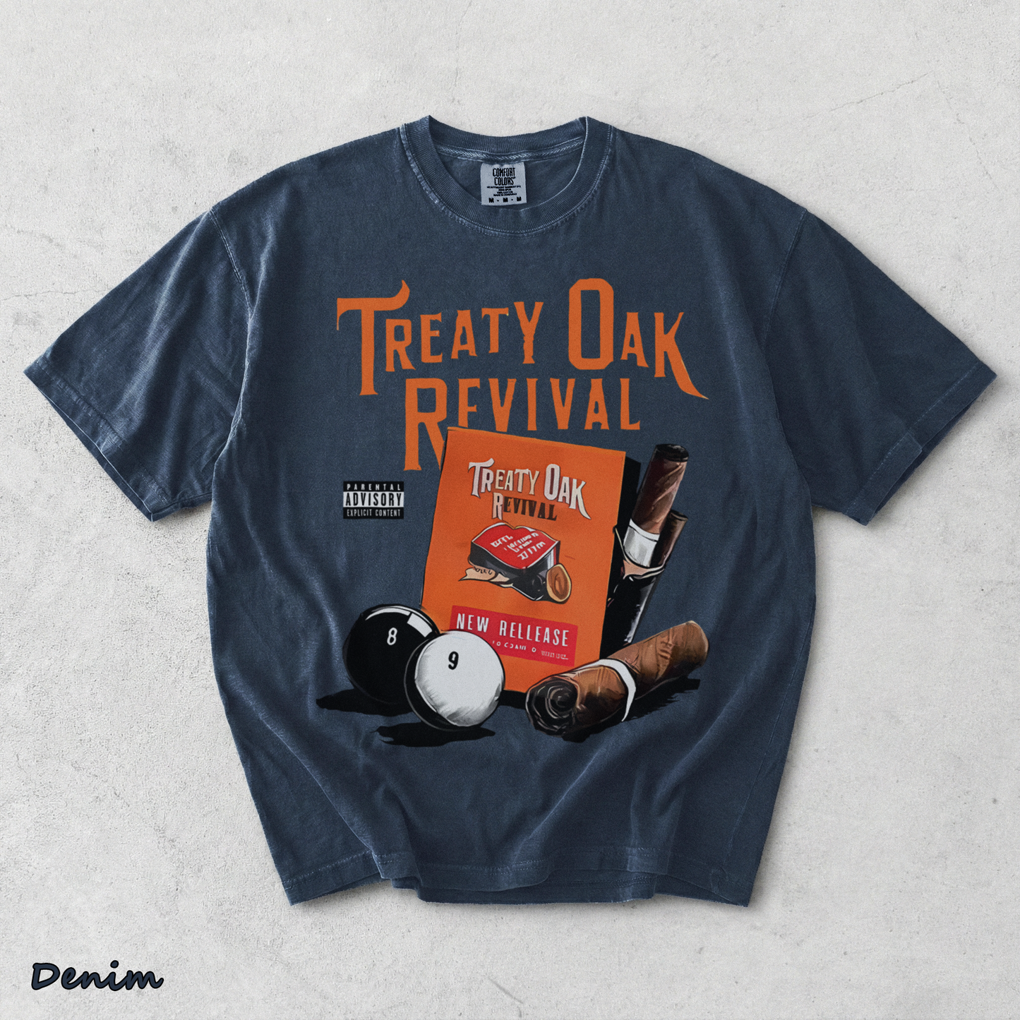treaty oak revival - Denim mockup