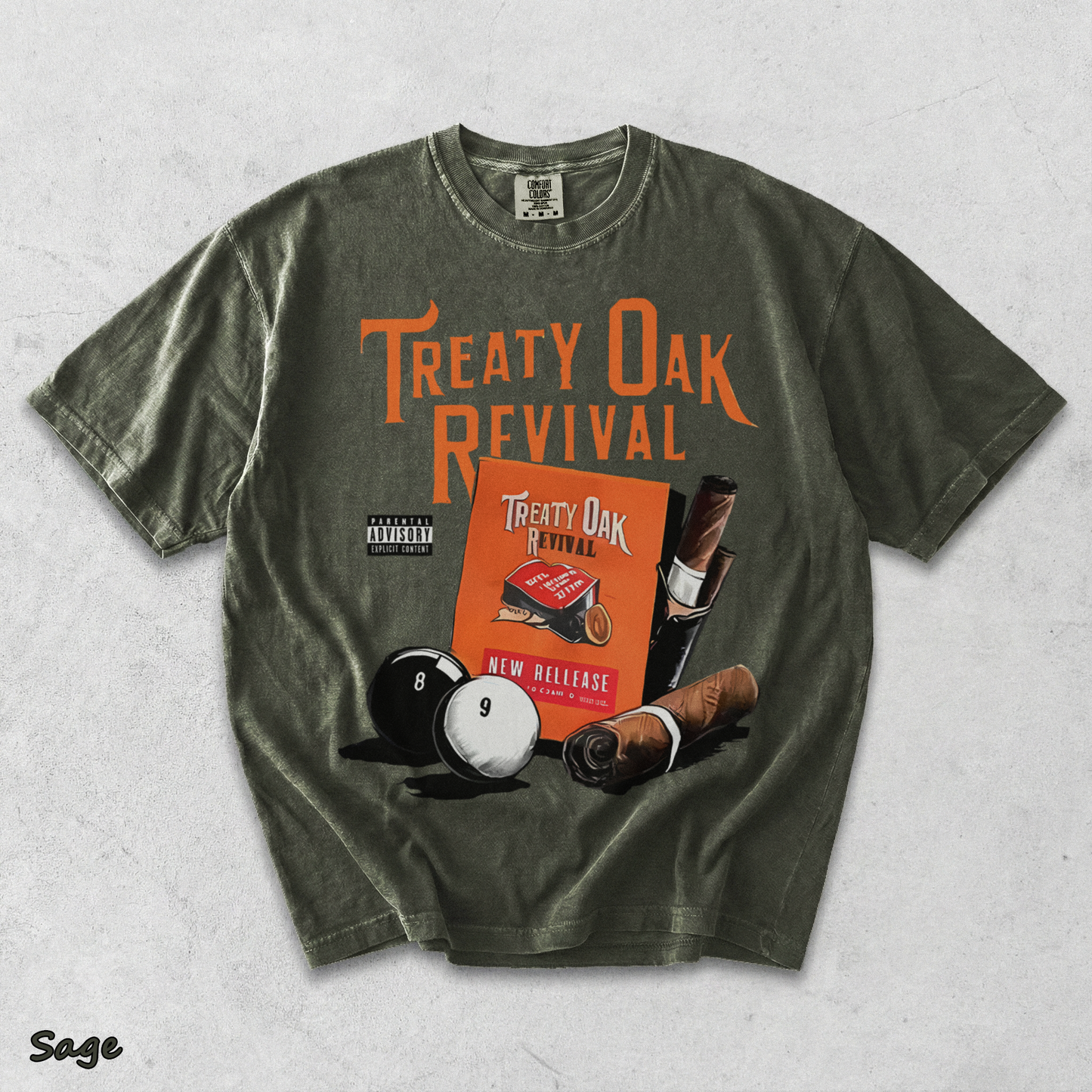 treaty oak revival - Sage mockup