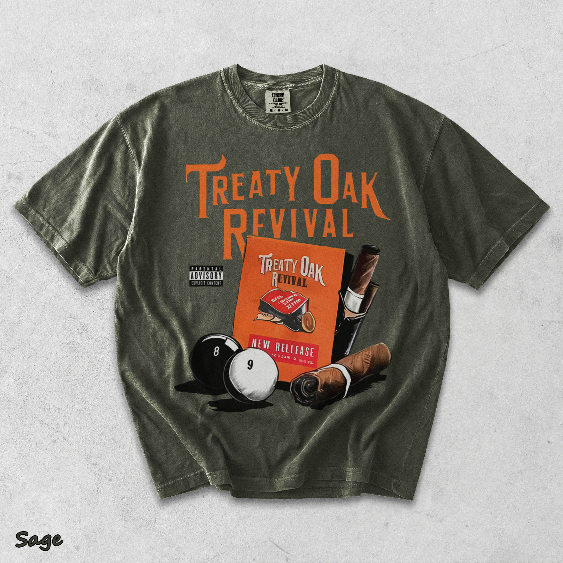 treaty oak revival - Sage mockup