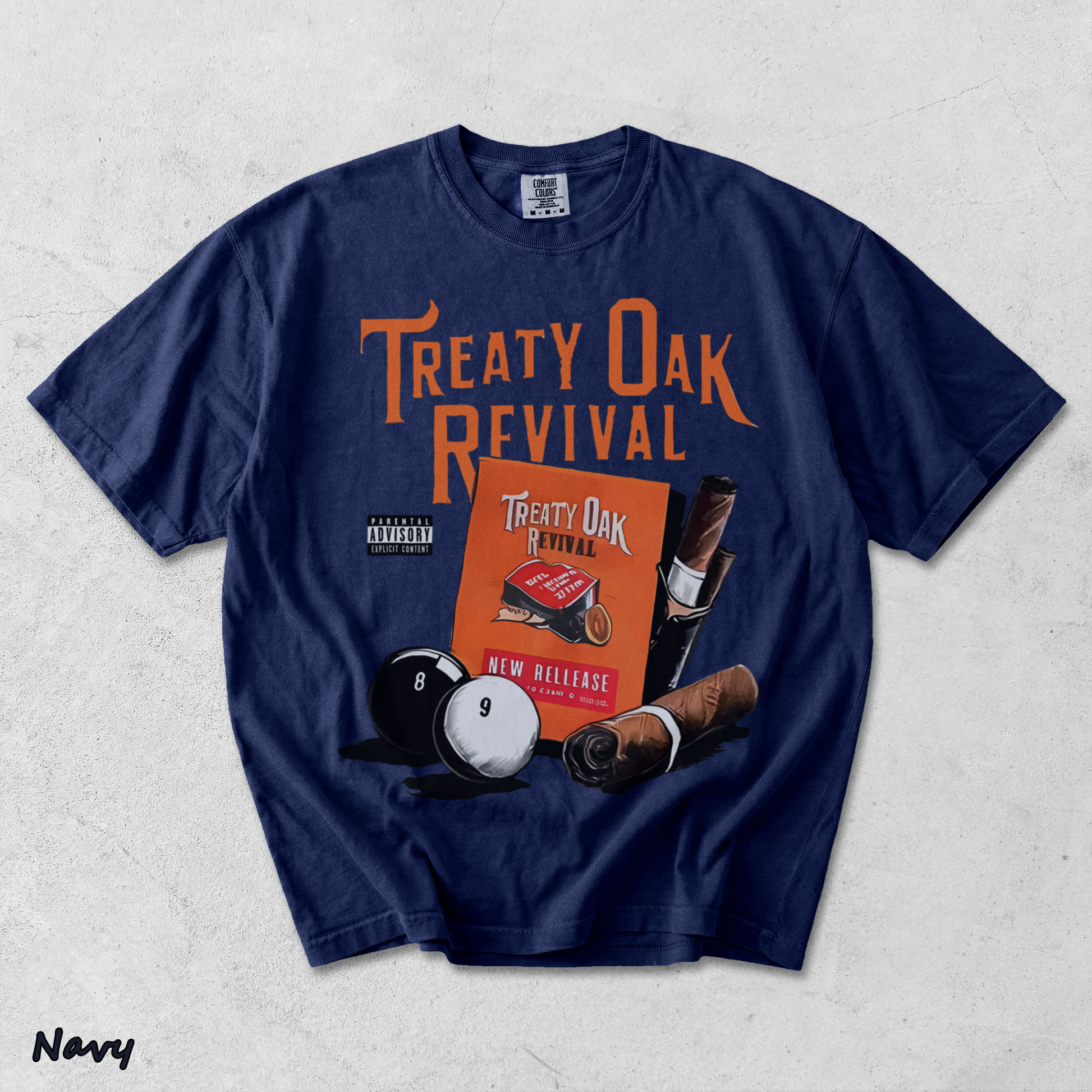 treaty oak revival - True Navy mockup