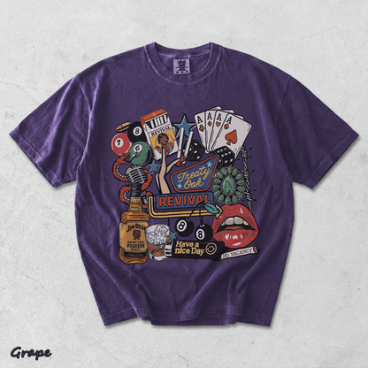 Treaty Oak Revival Western shirt - Grape mockup
