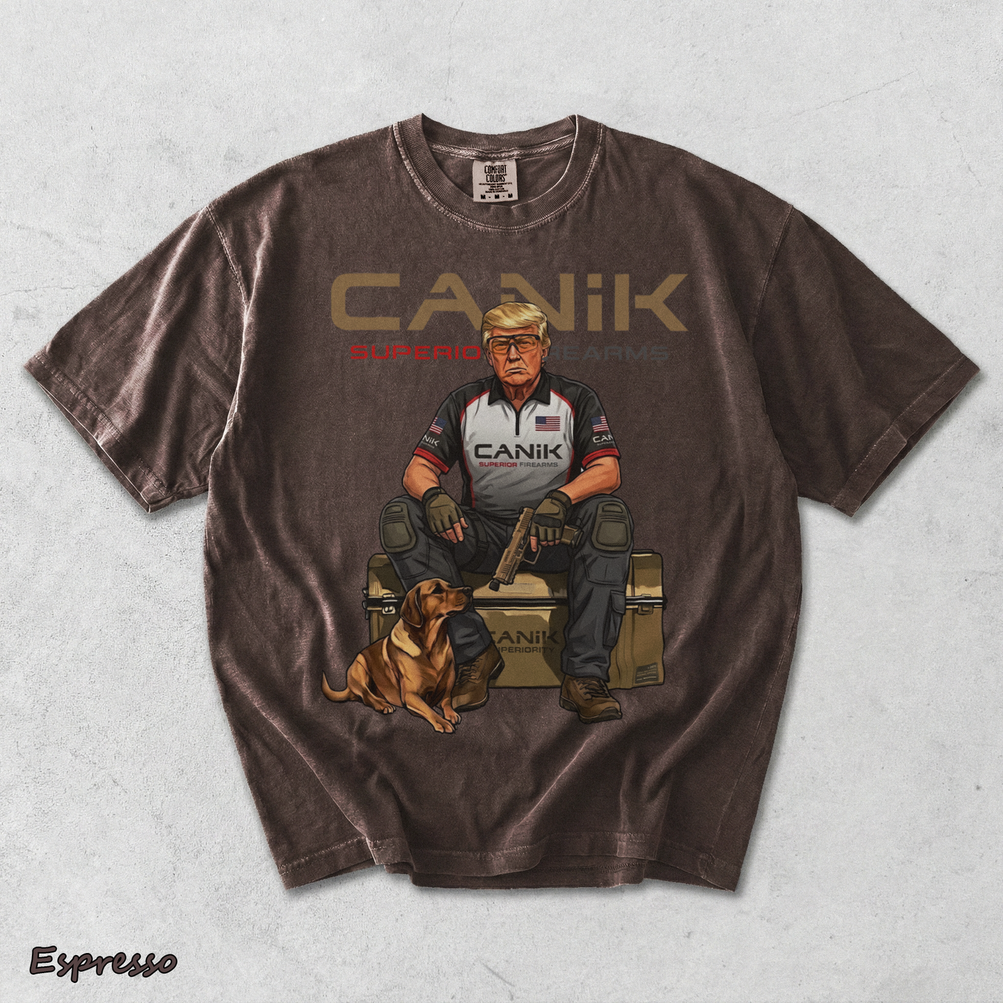 Trump Canik Legend Shooter - Espresso mockup