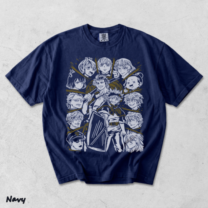 TT- Black Clover T-Shirt Asta Yuno Anime Manga Girl Gifts Black Shirt All Size - True Navy mockup