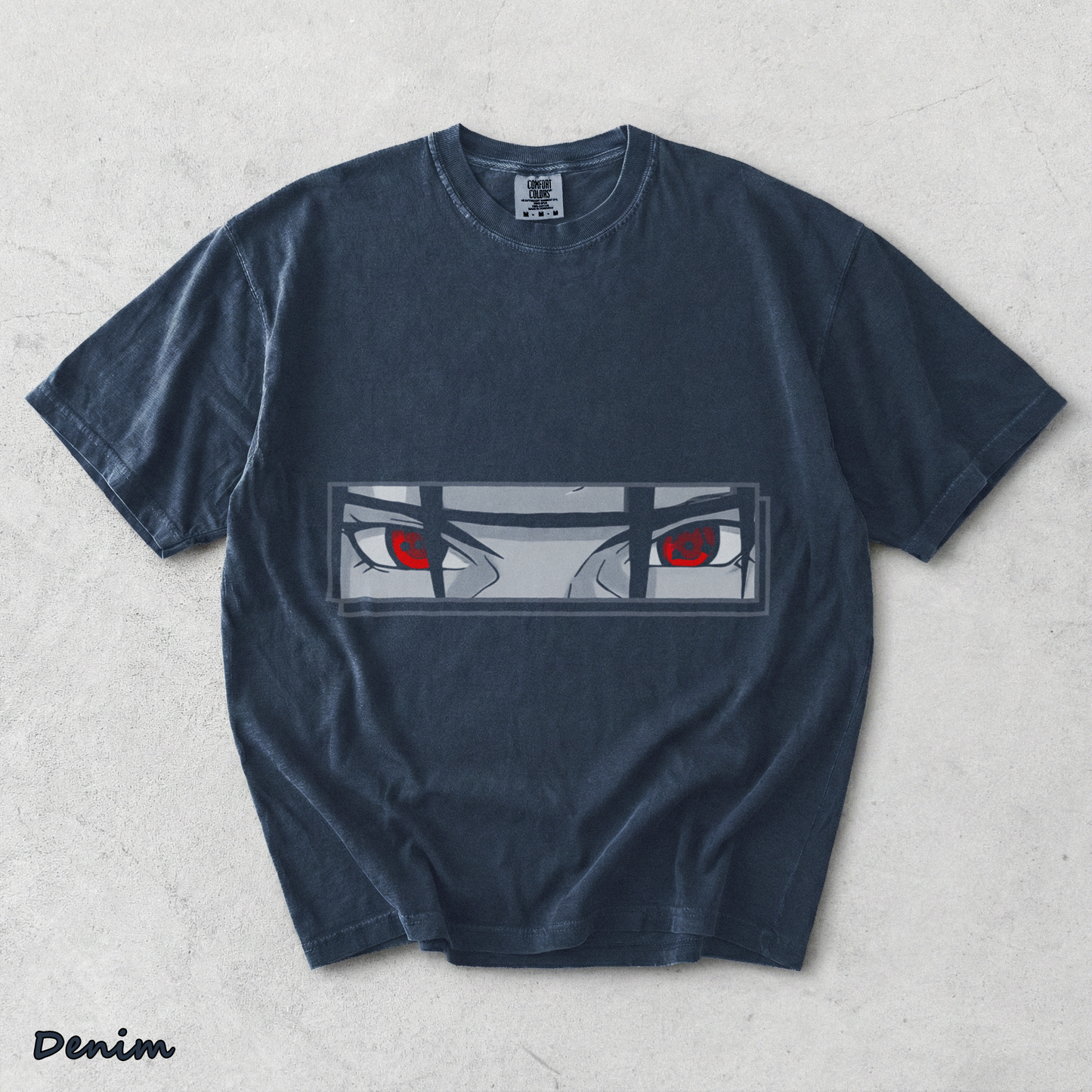 Uchiha Itachi The Betrayer 2 - Denim mockup