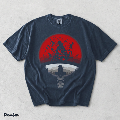 Uchiha Itachi The Betrayer - Denim mockup