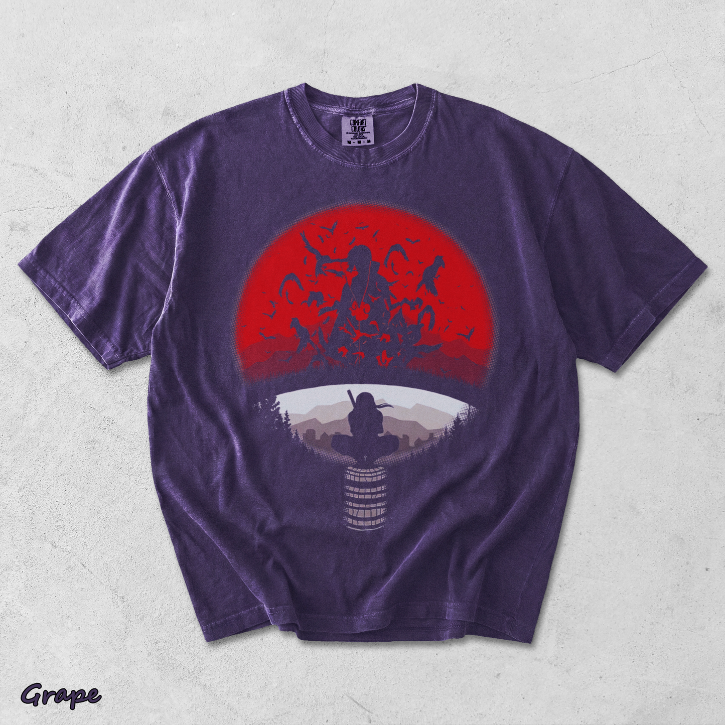 Uchiha Itachi The Betrayer - Grape mockup