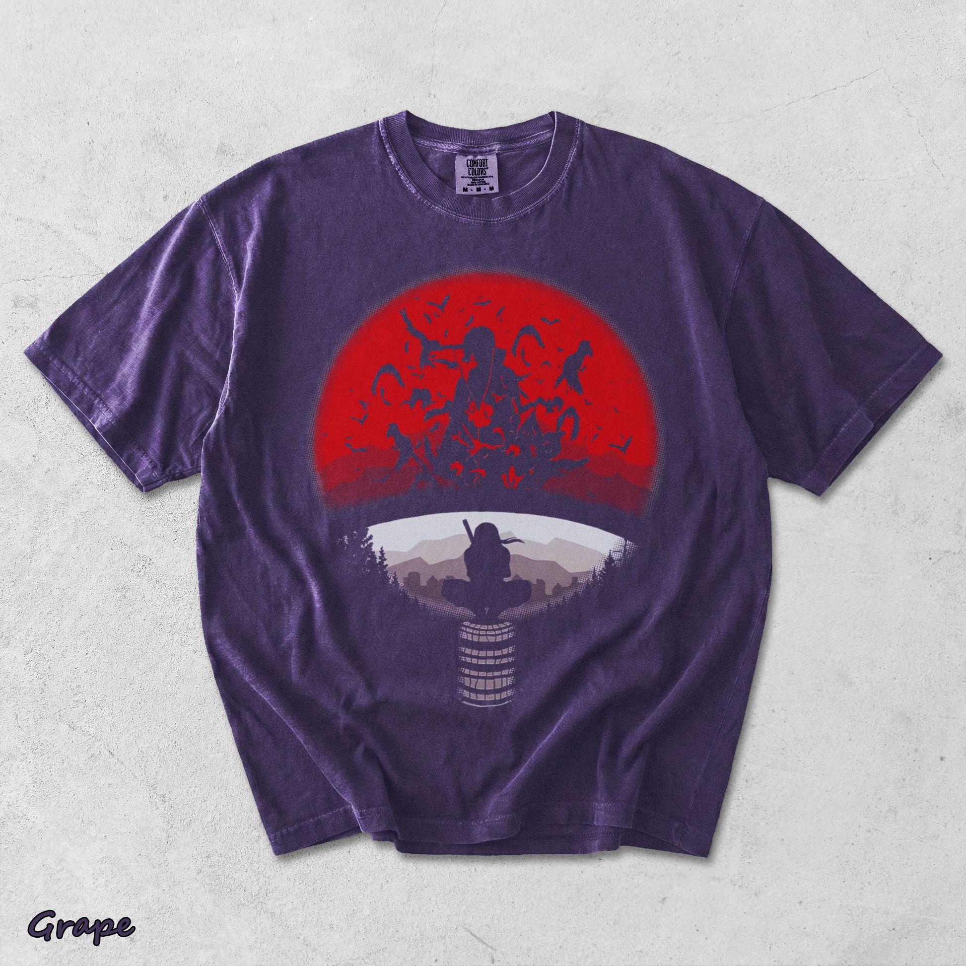 Uchiha Itachi The Betrayer - Grape mockup