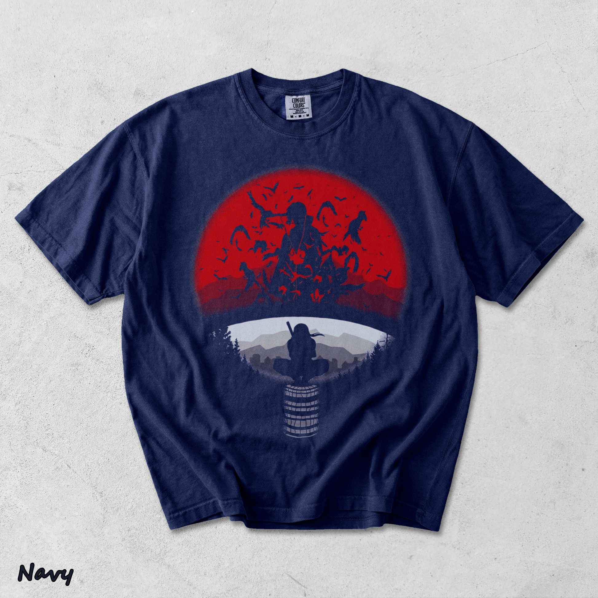 Uchiha Itachi The Betrayer - True Navy mockup