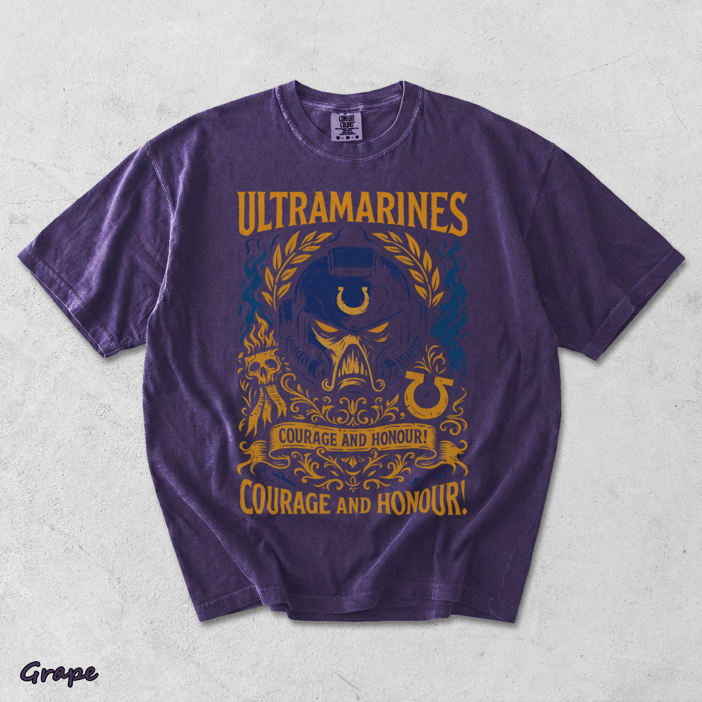Ultramarine Hoodie T shirt.png 2 - Grape mockup