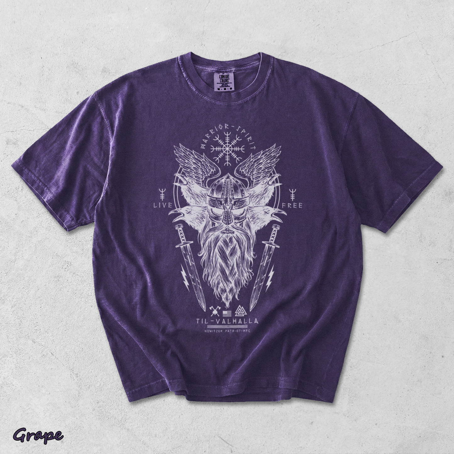 Valhalla Night Military Grunt - Grape mockup