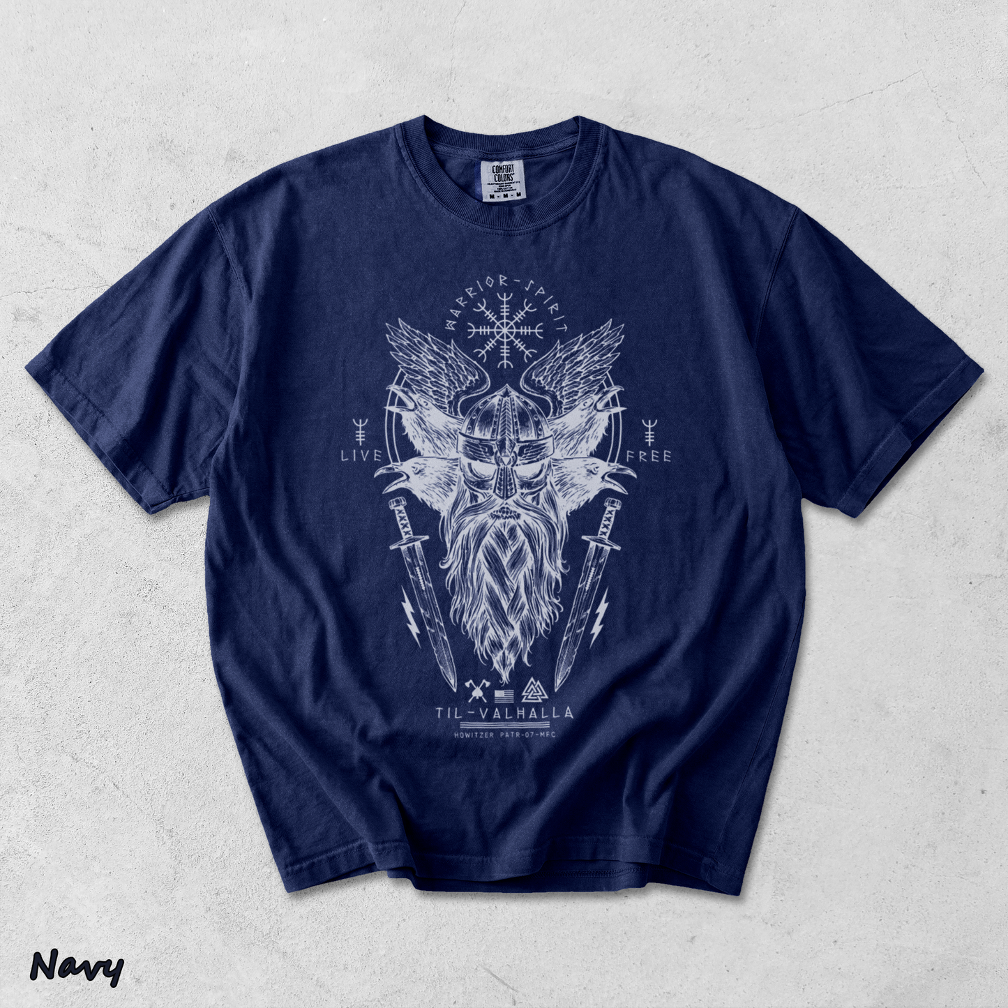 Valhalla Night Military Grunt - True Navy mockup