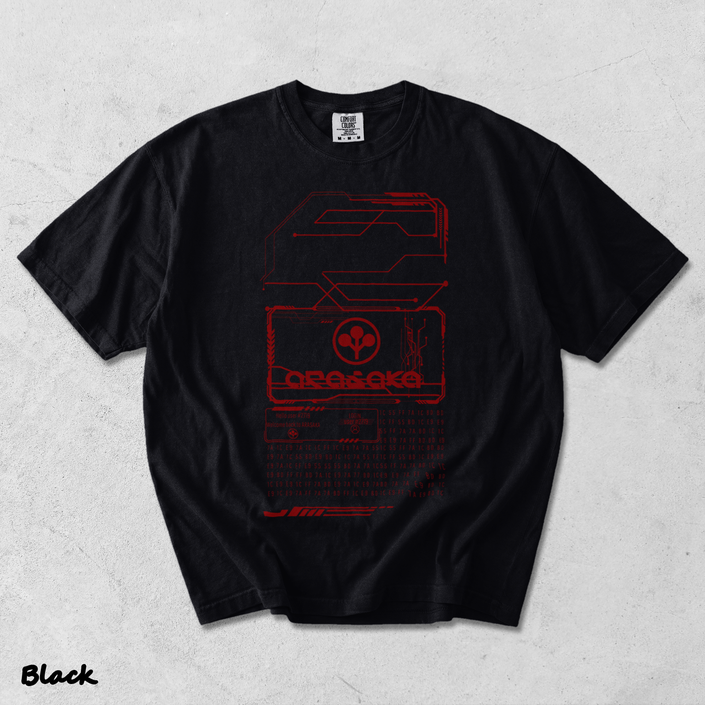 Vintage Arasaka Cyberpunk - Black mockup