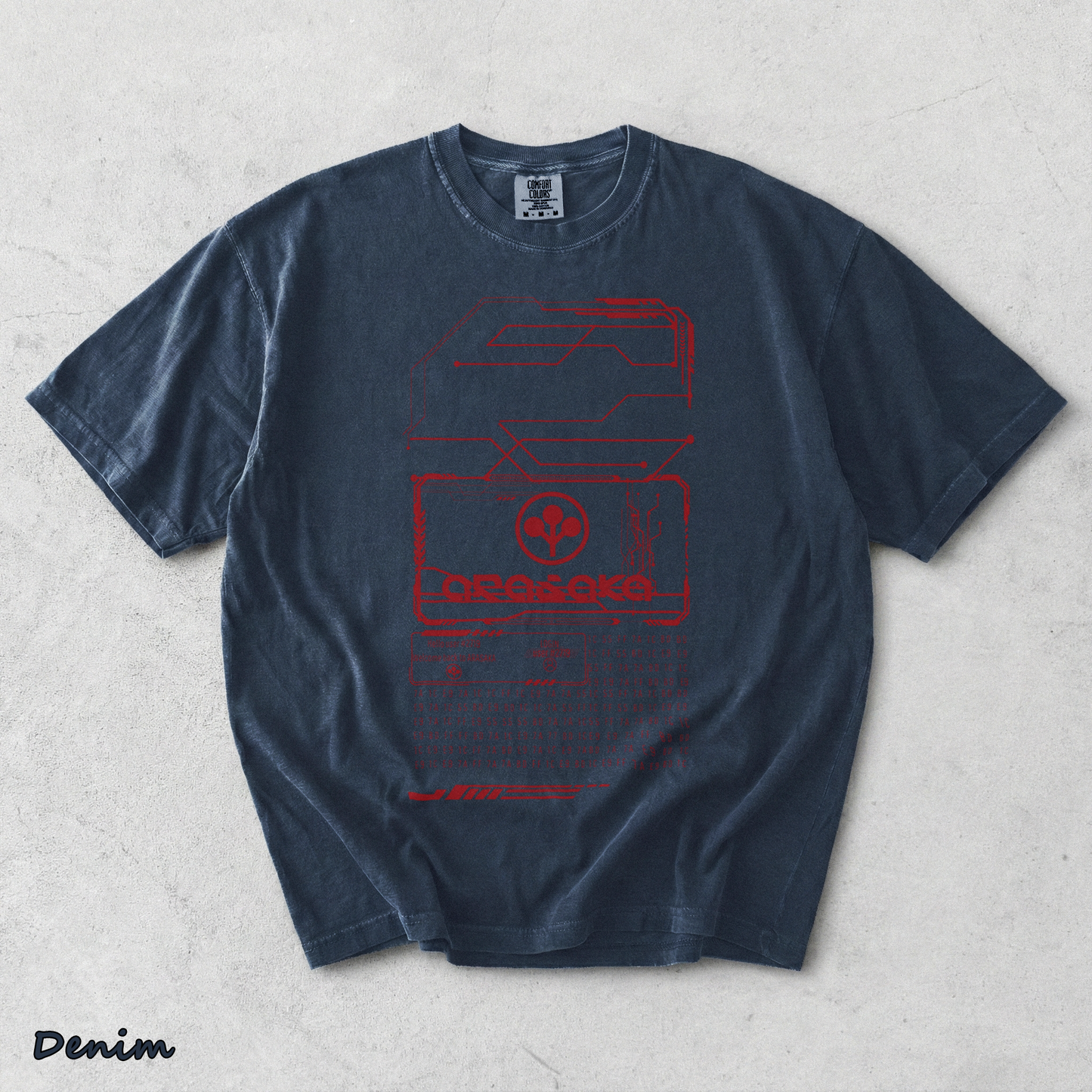Vintage Arasaka Cyberpunk - Denim mockup